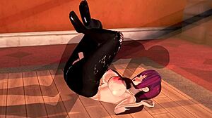 3d hentai with big ass and tits, riding and squirting! 😈