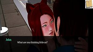 redhead teen in 3d cartoon family 132