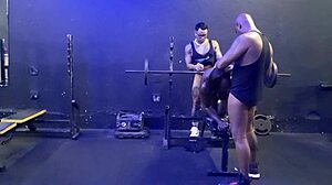 Friends fuck three guys at gym?
