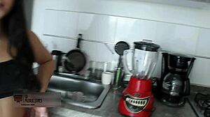 The technician receives a shaved pussy reward from beautiful melanie in homemade roleplay