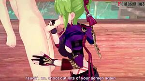 Wow, Footjob Dan Blowjob Kuki Shinobu POV! Nak Tengok Aksi Genshin Impact?
