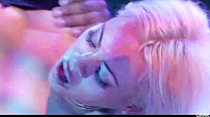 luna star has hardcore sex with strangers, getting blowjob and facial on her big tits