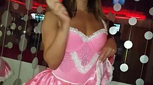 Briana Moon Rips Clothes In Shower Striptease Anal