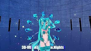 i'm in cat fate cosplay as adult miku.