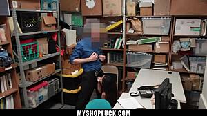 Shoplifting teen gets caught and receives special pervy treatment