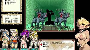 i dive into this wild dungeon game with four hot bitches for some steamy hentai fun
