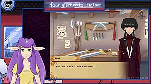 avatar the last airbender four elements trainer part 28 royal handjob