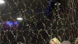 sexy blonde with tattoo invites you to join her in the wet jacuzzi