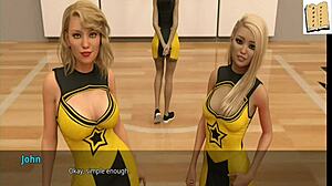 Gorgeous brunette Katie deepthroats cock