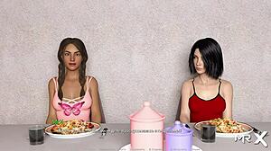 Acting lessons: wanna take a shower with me? Episode 1 scene 26 in anime hentai style.