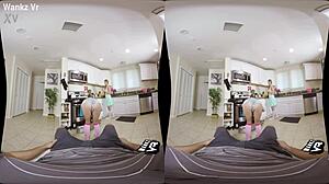 i got initiated with alyce anderson and brooke haze in wankzvr