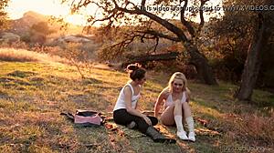 Remy lacroix and alli rae lick pussy.