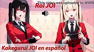 Intriguing roleplay handjob instructions in Spanish anime