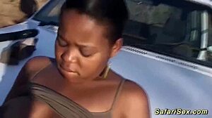 chubby african wife takes big cock