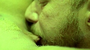 Blonde Prostitute Commands Doorman to Suck Her Pussy