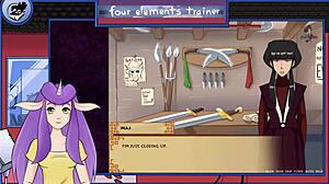 avatar the last airbender four elements trainer part 28 royal handjob