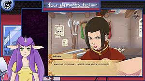avatar the last airbender four elements trainer part 28 royal handjob