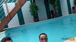 Poor cuckold watches rich guy fuck his teen girlfriend for cash 😈