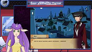 avatar the last airbender four elements trainer part 28 royal handjob