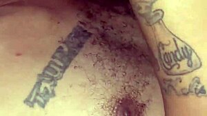 Me and my wife share a moment.