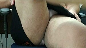 trying on panties and asking for comments to post more videos