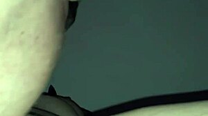 Milf cums hard on guy's face during pussy licking