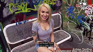 blonde teen 18+ picked up by casting agent