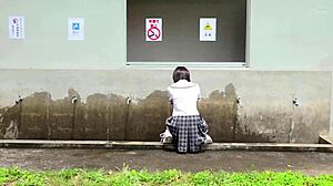 Anime Girl In Costume Faces Outdoor Challenge