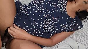 argentina miranda chats with husband while boss drills her