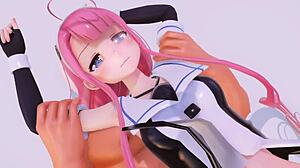 this 3d porn has intense pussy teasing leading to creampie