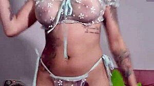 Barbie dances deep house like a slut on cam!