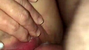 Cum to snide her in amateur creampie action.