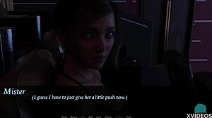 Intriguing roleplay blowjob in cinema with petite girl