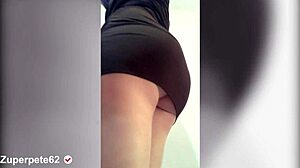 Latina Stepmother Shops Without Panties, Aroused By Fans' Cocks