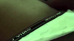 The ebony and her vibrator session