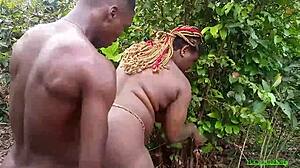 I Fucked My Ebony Girlfriend Hard in the Bush Doggy Style