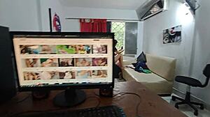 i love masturbating to my colombian stepsister's big ass and tight pussy, she's so perverted and hot