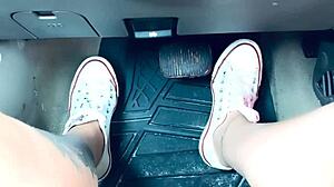 I pedal pump and masturbate, feeling so good!