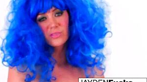 jayden jaymes in latex, solo masturbation with big tits