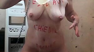 Female slave trains in basement on February 13