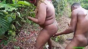 I Fucked My Ebony Girlfriend Hard in the Bush Doggy Style