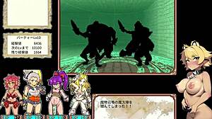 【ダンエロ＋の実況プレイ パート5】困ってるエッチなお姉さん2人組を助ける