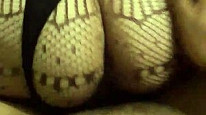 Wife In Lingerie Gives Blowjob In Doggy, Bent Over With Big Ass.