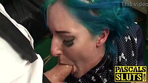 Young slut's tight ass ruined in bondage.