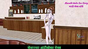 Cute teen poses in 3D hentai