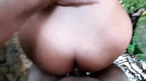 Brazilian Monster Cock Engulfed In Novinha's Big Ass