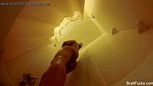 Brett Rossi Enjoys a Relaxing Shower Scene