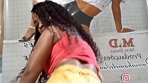 teen brunette slut dancing her ass in brazilian style