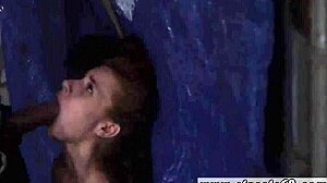 anya olsen gets milk pumped in rough outdoor public bdsm fuck