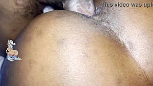 Petite Ebony Babe Bent Over for Hard Pussy Fucking in Florida.